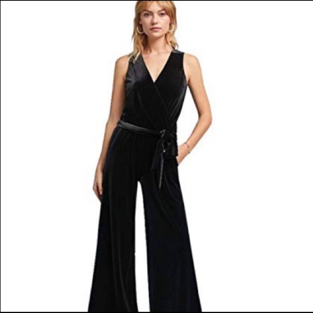 NWT DREW Mila Velvet Jumpsuit Size L